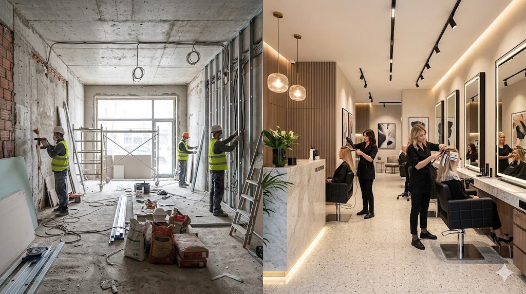 Güzellik Salonu ve Kuaför Salon Tadilatı
